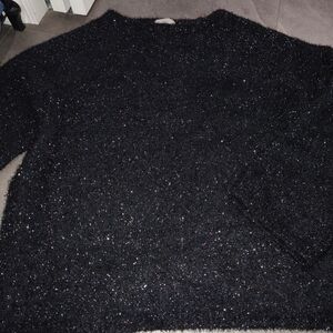 H&M Black Sparkle Sweater